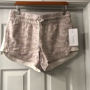 NWT Athleta Cabo Tide Linen Short
